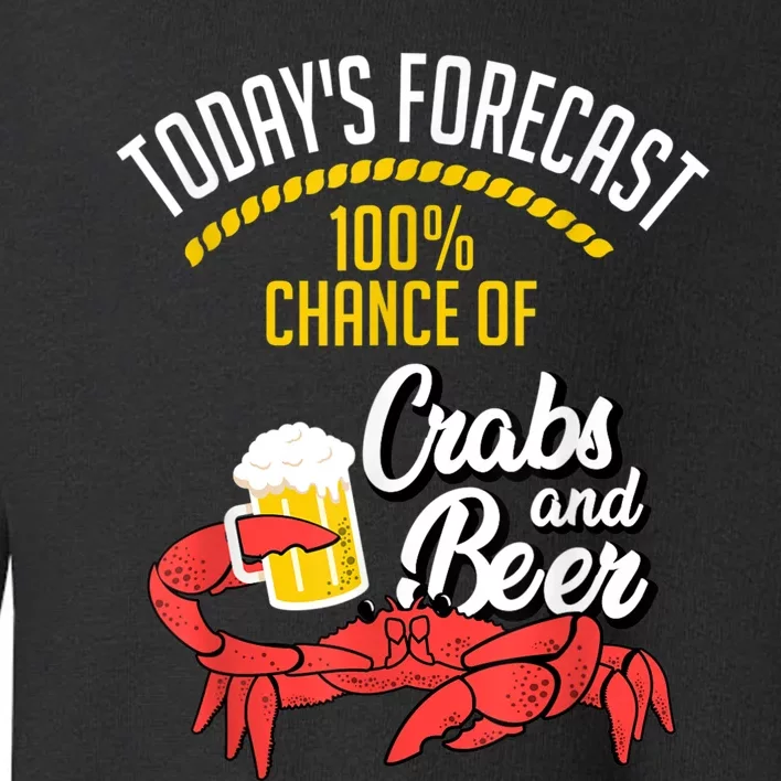 Crabs And Beer Chesapeake Blue Crab Crabbing Men Women Toddler Sweatshirt