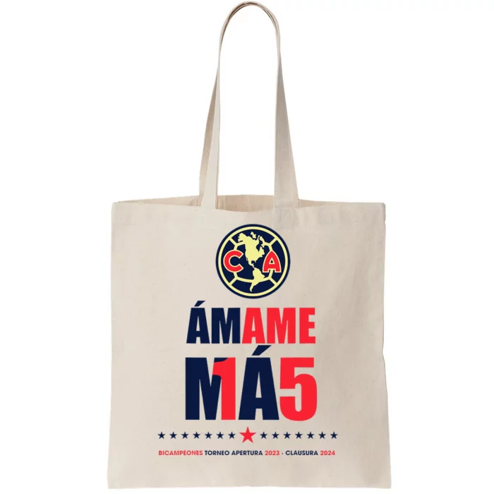 Club America Bicampeon Torneo Apertura 2023 Tote Bag