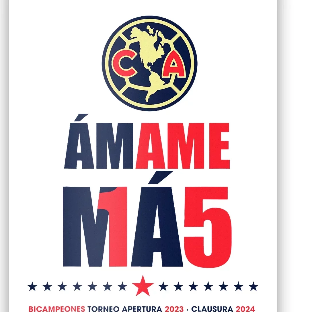 Club America Bicampeon Torneo Apertura 2023 Poster