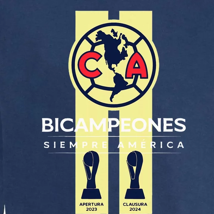 Club America Bicampeon Torneo Apertura 2023 Clausura 2024 Garment-Dyed Sweatshirt