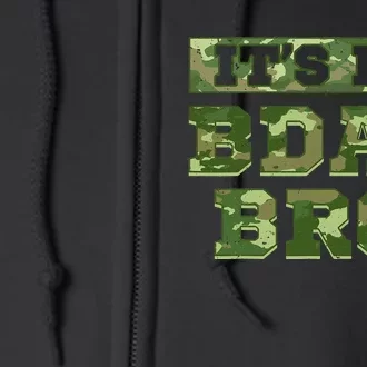 Camouflage Army Birthday Military Bday Camo Celebration Full Zip Hoodie