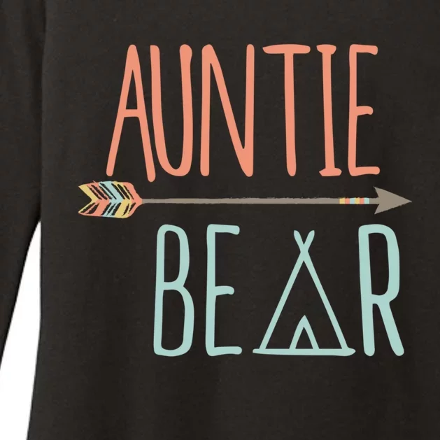 Cute Auntie Bear Meaningful Gift New Aunt Meaningful Gift Womens CVC Long Sleeve Shirt