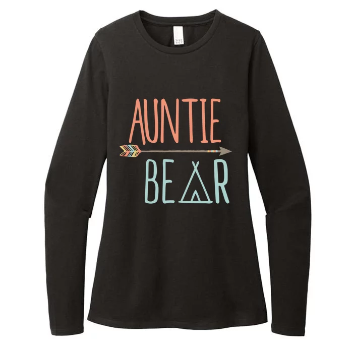 Cute Auntie Bear Meaningful Gift New Aunt Meaningful Gift Womens CVC Long Sleeve Shirt