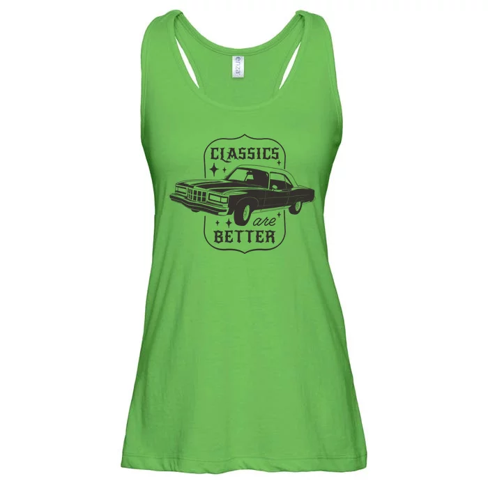 Classics Are Better Vintage Car Gift Ladies Essential Flowy Tank