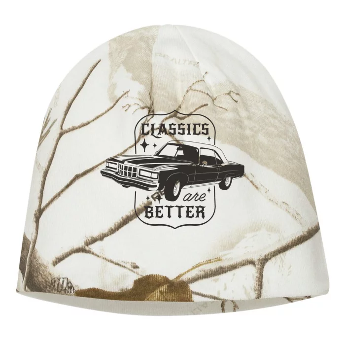 Classics Are Better Vintage Car Gift Kati - Camo Knit Beanie