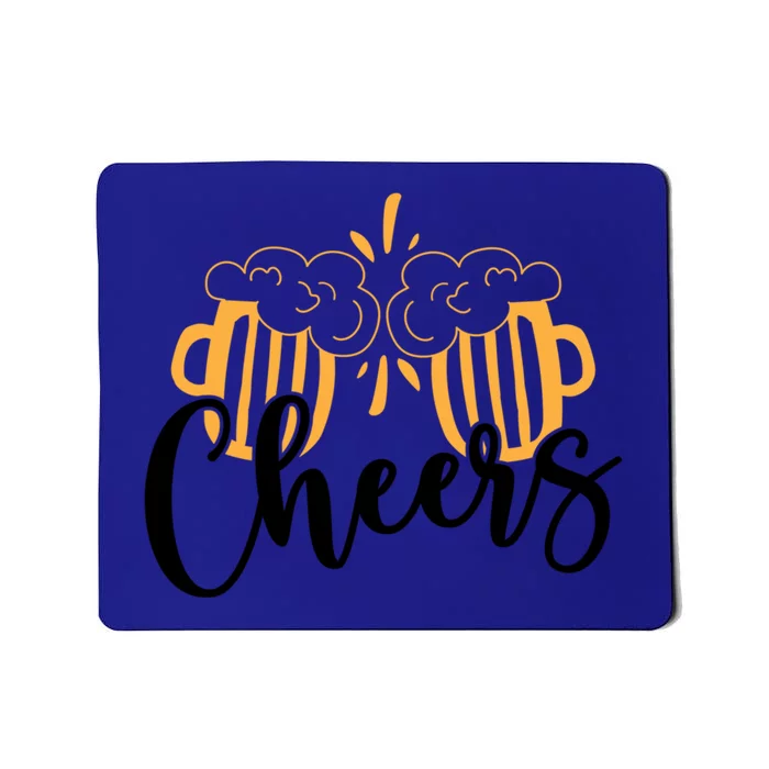 Cheers And Beer Craft Beer Lover National Beer Day Gift Mousepad