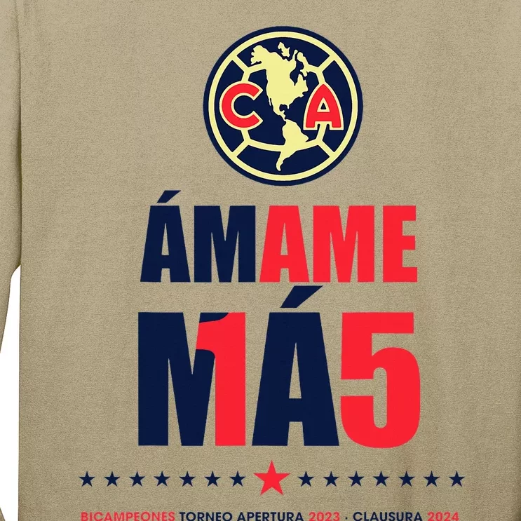 Club America Bicampeon Torneo Apertura 2023 Clausura 2024 Long Sleeve Shirt