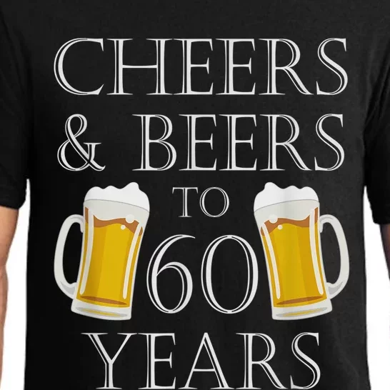 Cheers and Beers to 60 Years - 60th Birthday Gift Pajama Set