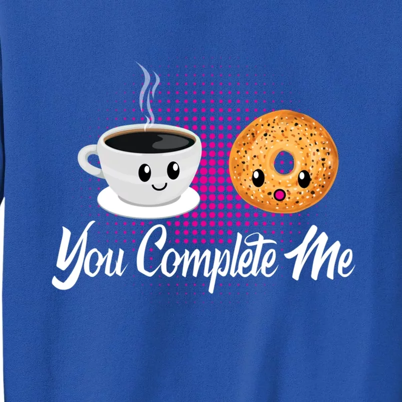 Coffee And Bagel Breakfast Complete Lovers Great Gift Tall Sweatshirt