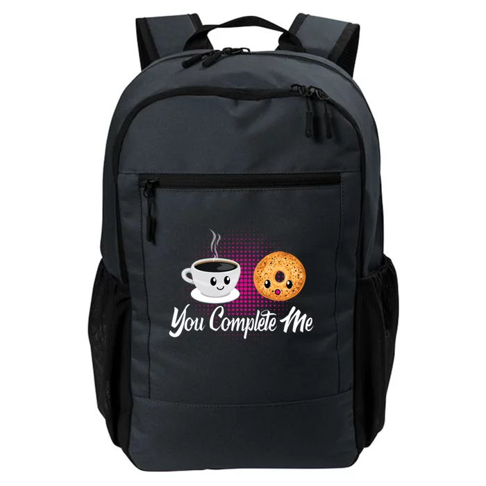 Coffee And Bagel Breakfast Complete Lovers Great Gift Daily Commute Backpack