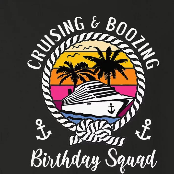 Cruising and Boozing Birthday Cruise Birthday Squad Toddler Long Sleeve Shirt