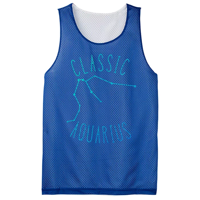 Classic Aquarius Constellation / Aquarius Astrology Quote Gift Mesh Reversible Basketball Jersey Tank