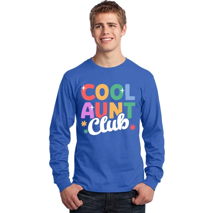 Cool Aunt Club Nephew Niece Nephews Auntie Cute Gift Tall Long Sleeve T-Shirt