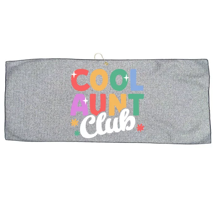 Cool Aunt Club Nephew Niece Nephews Auntie Cute Gift Large Microfiber Waffle Golf Towel