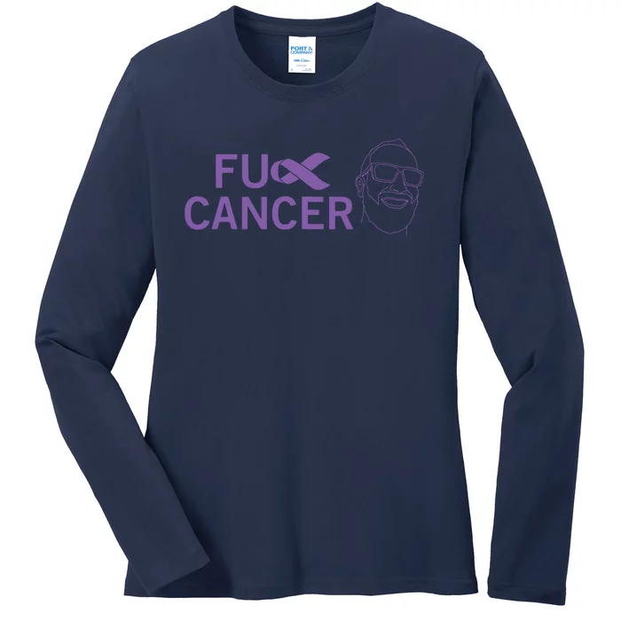 Cancer Awareness Ladies Long Sleeve Shirt