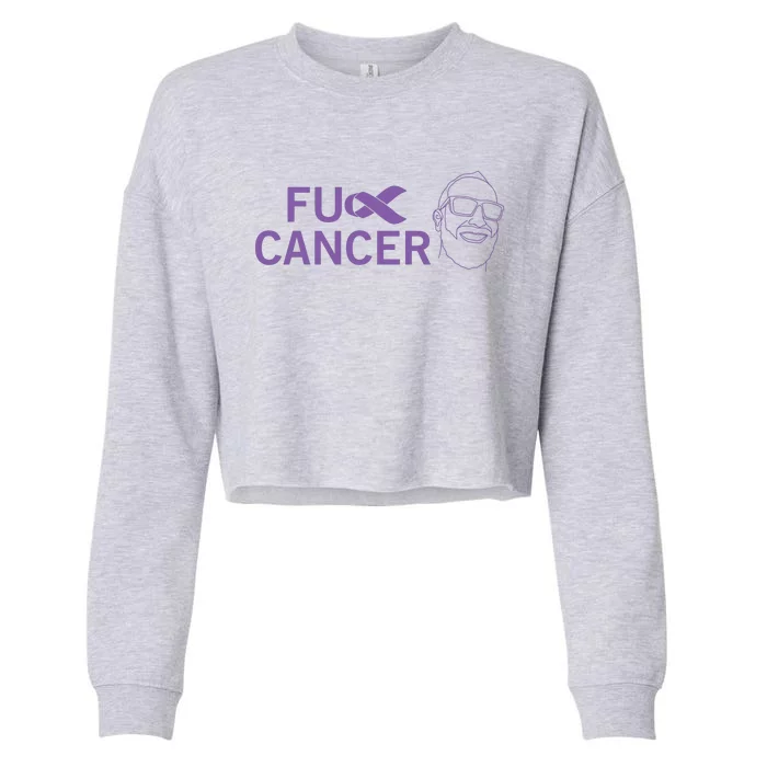 Cancer Awareness Cropped Pullover Crew