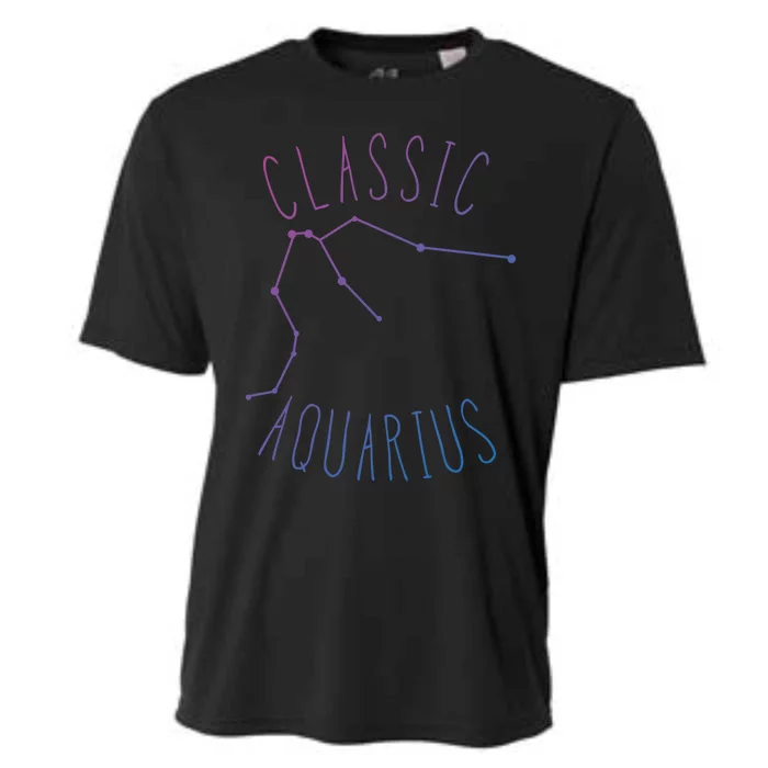 Classic Aquarius Constellation / Aquarius Astrology Quote Gift Cooling Performance Crew T-Shirt