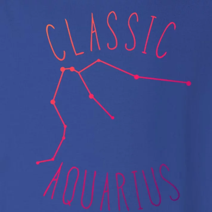 Classic Aquarius Constellation / Aquarius Astrology Quote Gift Toddler Long Sleeve Shirt