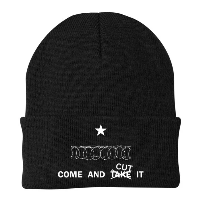 Come And Cut It Border Razor Wire Cutting Us Border Crossing Knit Cap Winter Beanie