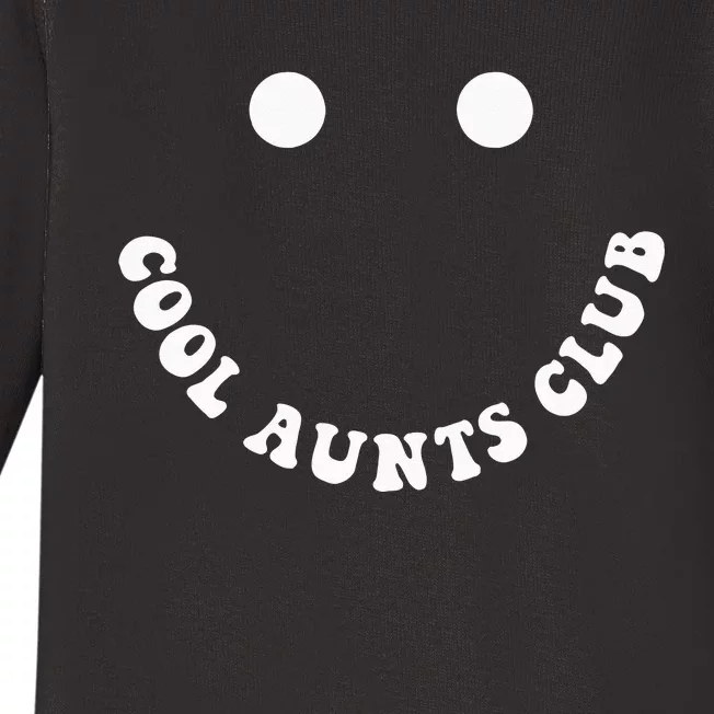 Cool Aunts Club Auntie Best Aunt Ever Gift For Aunt BOTH SID Baby Long Sleeve Bodysuit