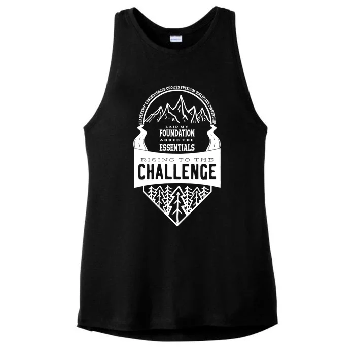 Challenge A Classical Conversations Homeschooler Gift Ladies Tri-Blend Wicking Tank