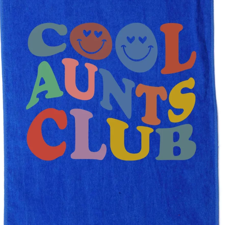 Cool Aunts Club Groovy Retro Trendy Cool Aunst Club Auntie Cool Gift Platinum Collection Golf Towel