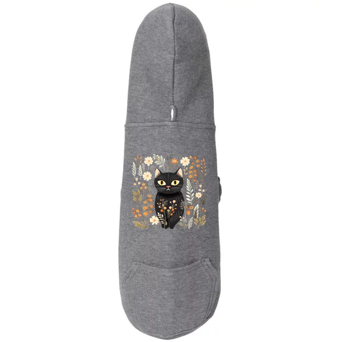 Cottagecore Aesthetic Cat Gift Doggie 3-End Fleece Hoodie