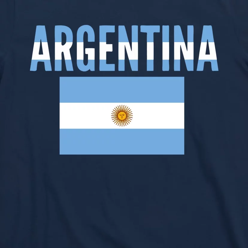 Cool Argentina Country Flag Soccer T-Shirt