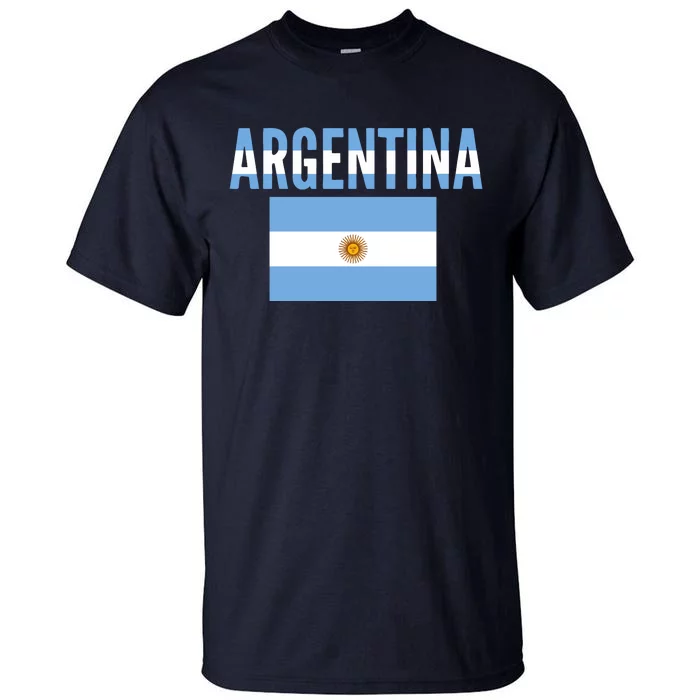 Cool Argentina Country Flag Soccer Tall T-Shirt