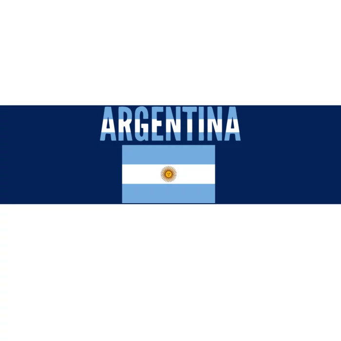 Cool Argentina Country Flag Soccer Bumper Sticker