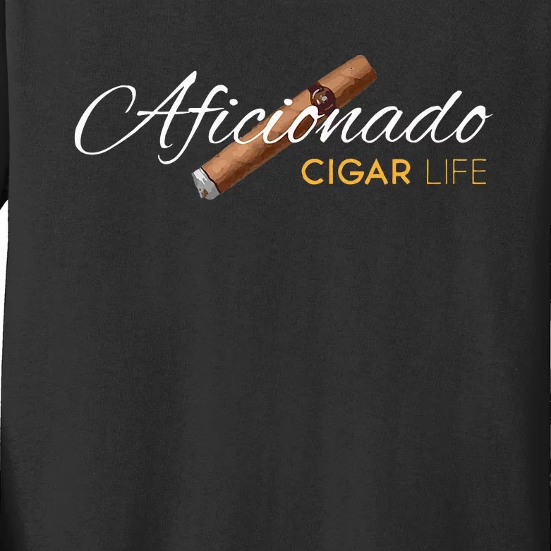 Cigar Aficionado. Cigar Life Kids Long Sleeve Shirt