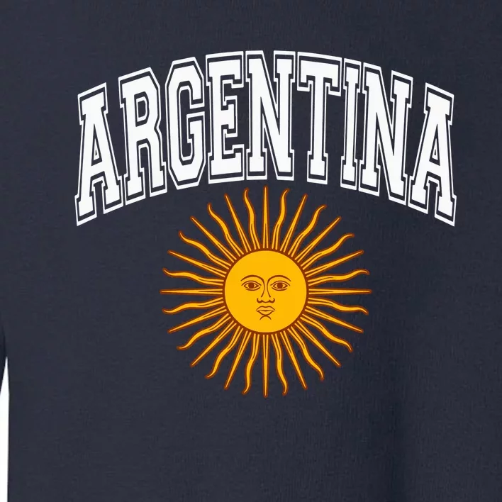 Cool Argentina Country Sun Toddler Sweatshirt