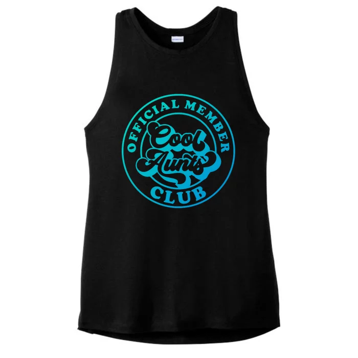 Cool Aunts Club Member Club Auntie Best Aunts Great Gift Ladies Tri-Blend Wicking Tank