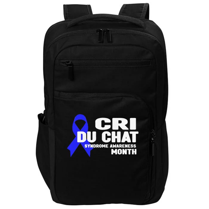 Cdc Awareness Cri Du Chat Syndrome Awareness Month Impact Tech Backpack