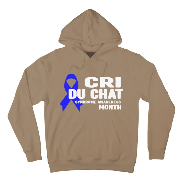 Cdc Awareness Cri Du Chat Syndrome Awareness Month Hoodie