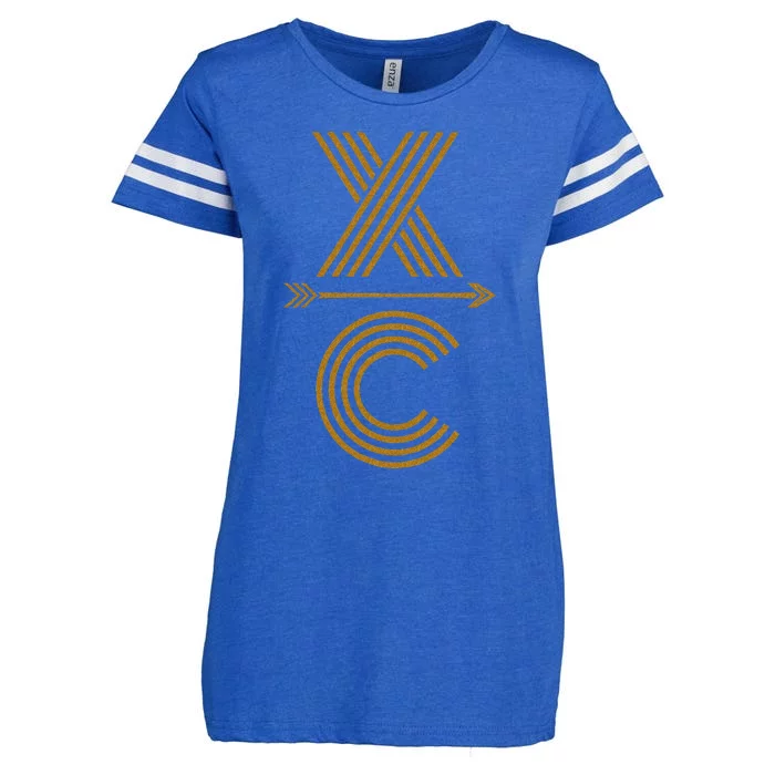 CX A Cross Country Running Design Enza Ladies Jersey Football T-Shirt