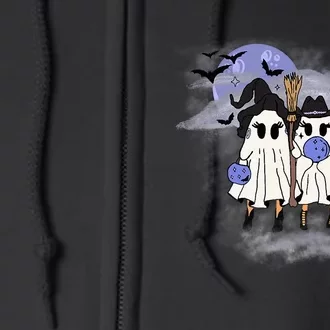 Creeps And Crimes Merchandise Ghosts Full Zip Hoodie