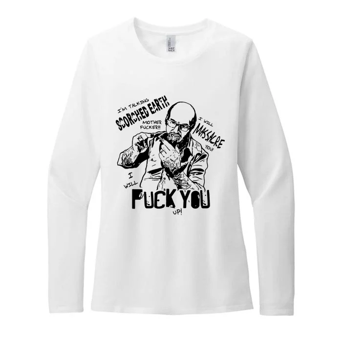 Crazy Angry Womens CVC Long Sleeve Shirt