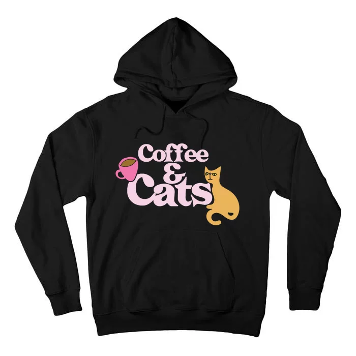 Coffee And Cats |Cat Lovers I Love Coffee Tee Tall Hoodie