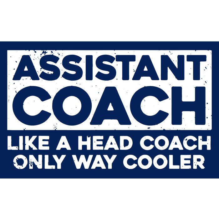 Cool Assistant Coach For Men Women Tennis Softball Coaches Bumper Sticker