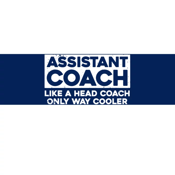 Cool Assistant Coach For Men Women Tennis Softball Coaches Bumper Sticker