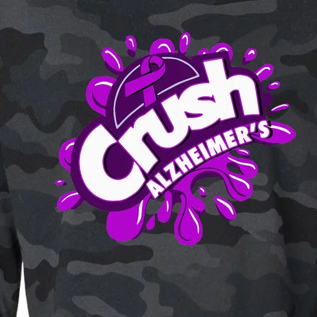 Crush AlzheimerS Cropped Pullover Crew