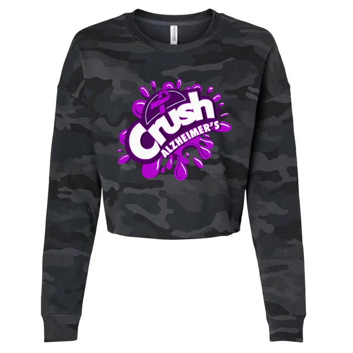 Crush AlzheimerS Cropped Pullover Crew