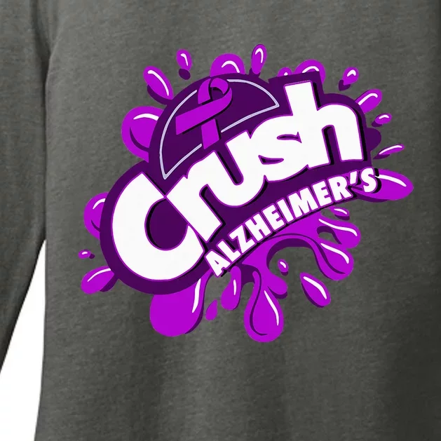 Crush AlzheimerS Womens CVC Long Sleeve Shirt