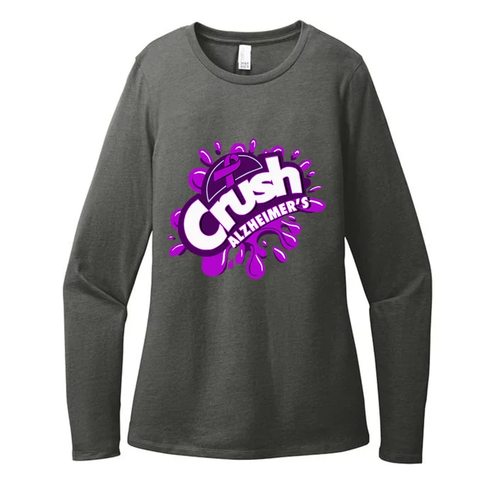 Crush AlzheimerS Womens CVC Long Sleeve Shirt