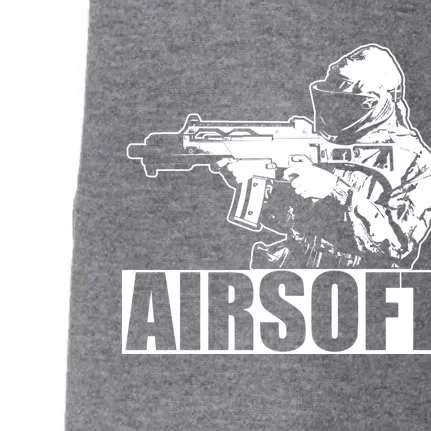 Cute Airsoft Combat Paintball And Funny Gift Doggie 3-End Fleece Hoodie