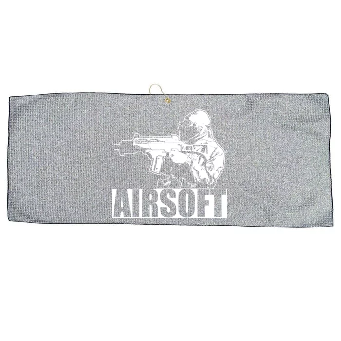 Cute Airsoft Combat Paintball And Funny Gift Large Microfiber Waffle Golf Towel