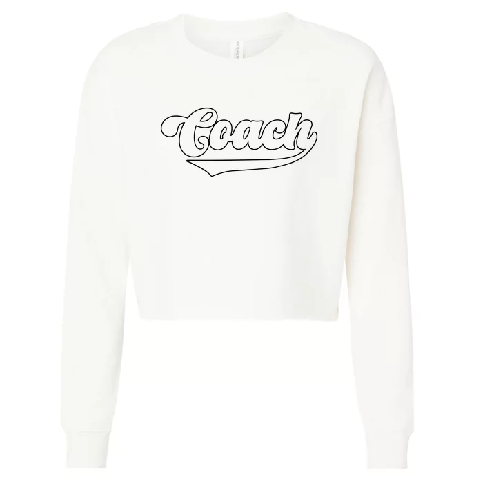 Coach Apparel Coach Cropped Pullover Crew