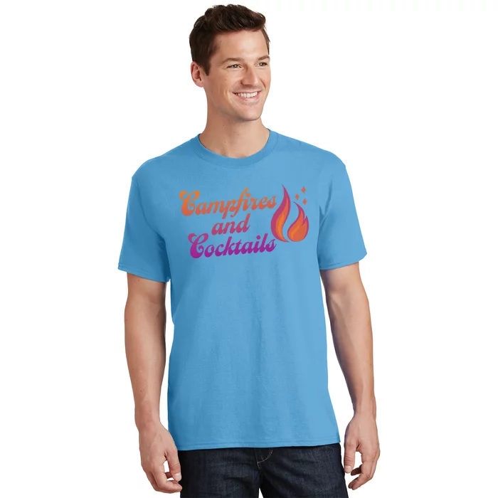 Campfires And Cocktails Gift T-Shirt