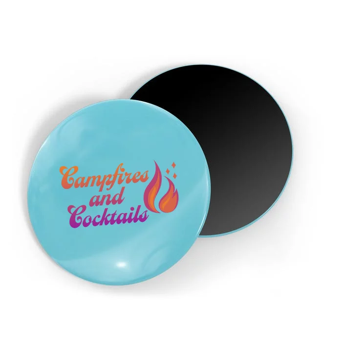 Campfires And Cocktails Gift Magnet